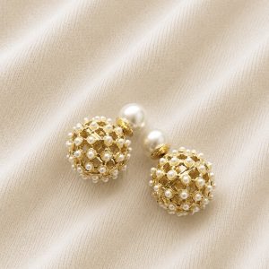 The LEXI Earring (Pearl & Gold)